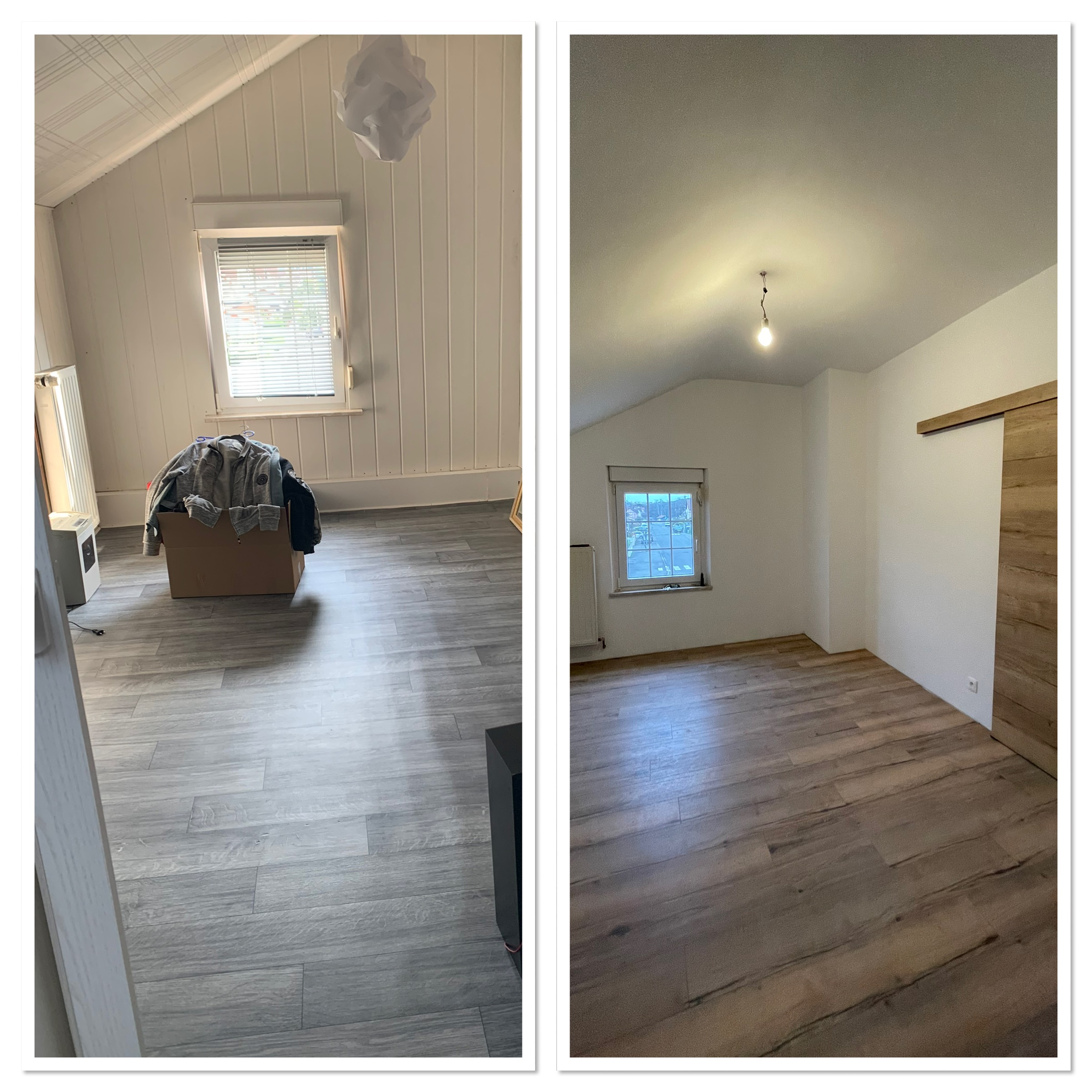 Innenrenovierung: Schlafzimmer & Flur